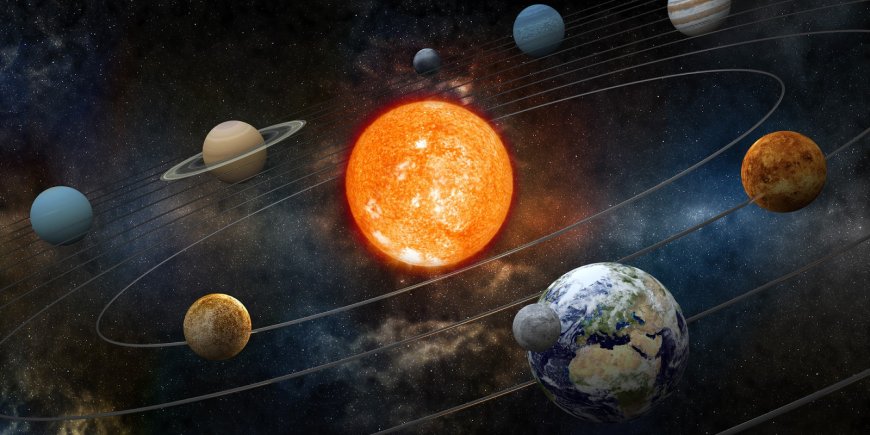 Güneş sistemimizde 8 gezegen vardır.